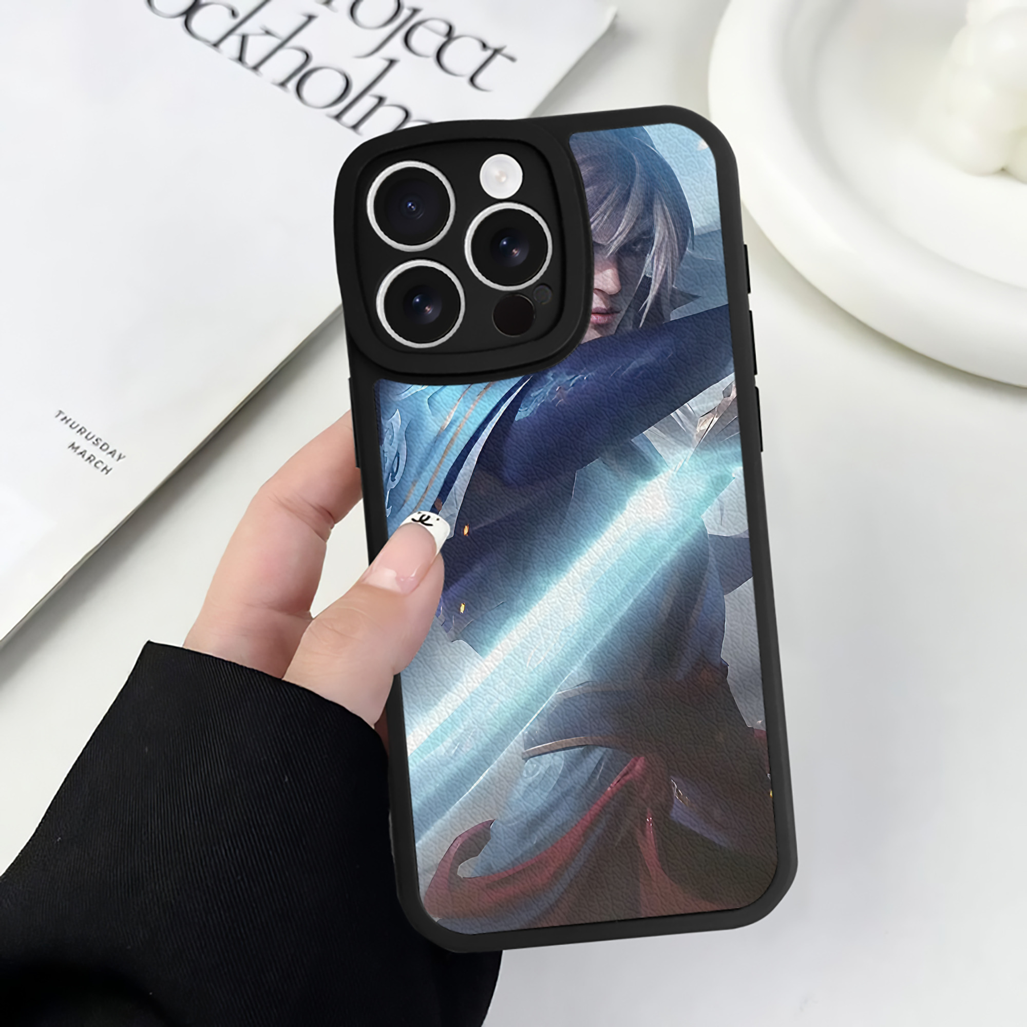 リーグ・オブ・レジェンド League of Legends LOL 【iPhone 16シリーズ対応】シリコンスマホケース（レザー調） 材質：シリコン